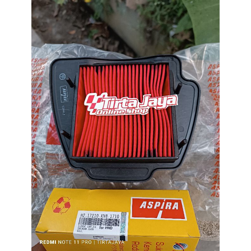 filter saringan udara kvb honda vario 110 karbu vario techno karbu aspira otopart