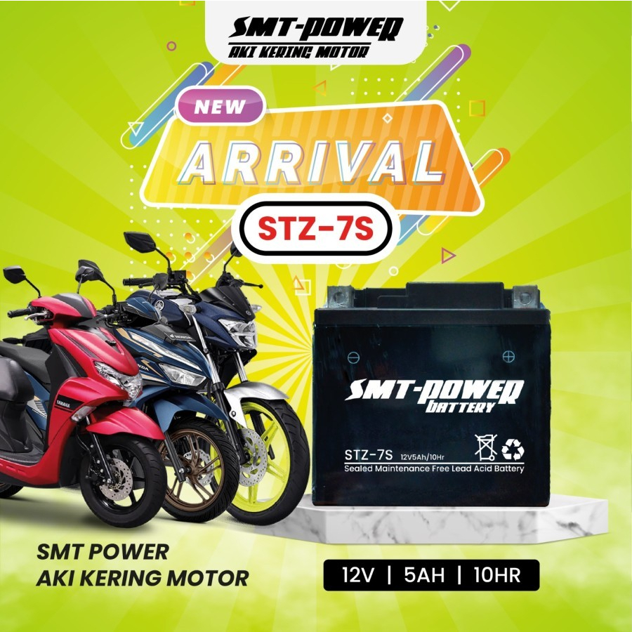 AKI MOTOR / AKI KERING MOTOR SMT POWER STZ 7S 5AH