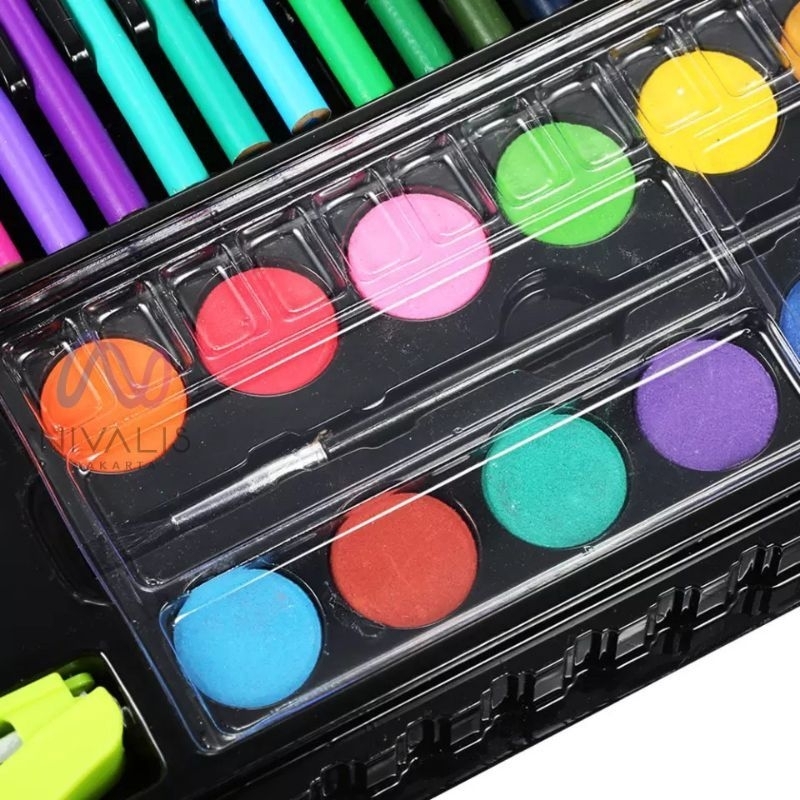 crayon mewarnai 150 warna crayon art set 150 pcs