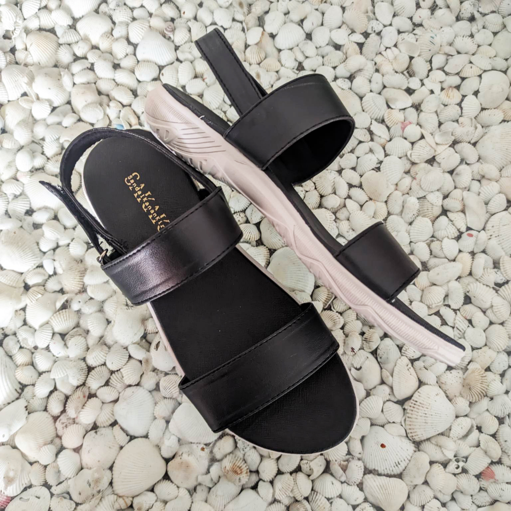 SAKAKI Sandal Tali Wanita Terbaru Sandal korea Style Sendal Perempuan