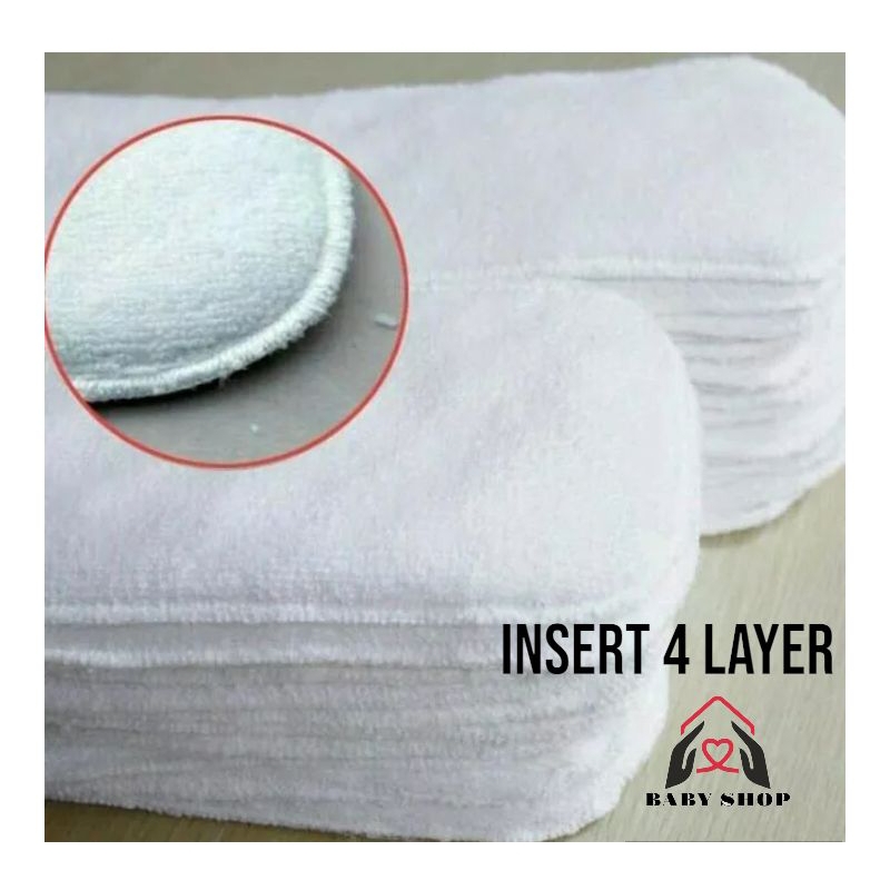 INSERT CLODI 4 LAYER BAHAN MICROFIBER ATAU HANDUK