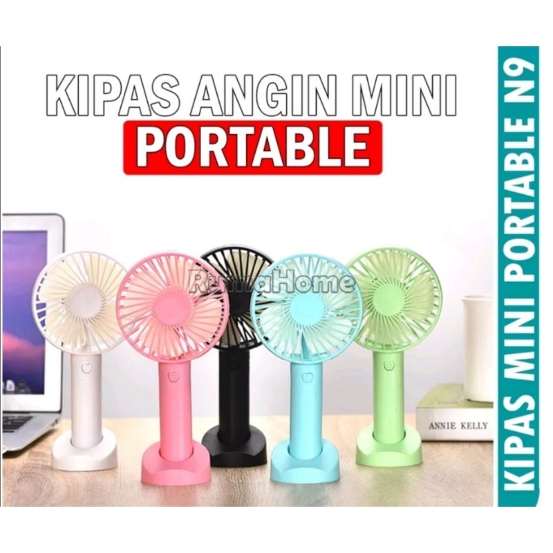 Kipas angin mini portable USB kipas angin LED portable recharge fan