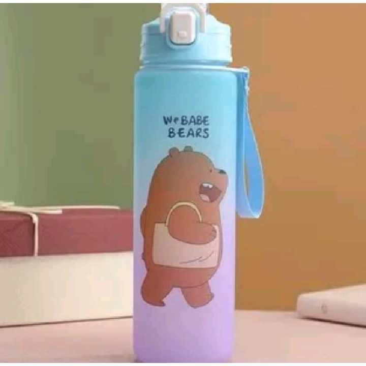 Botol Minum Beruang Panda Botol Viral Bear We Babe Bears Gradasi 900ml Free Stiker