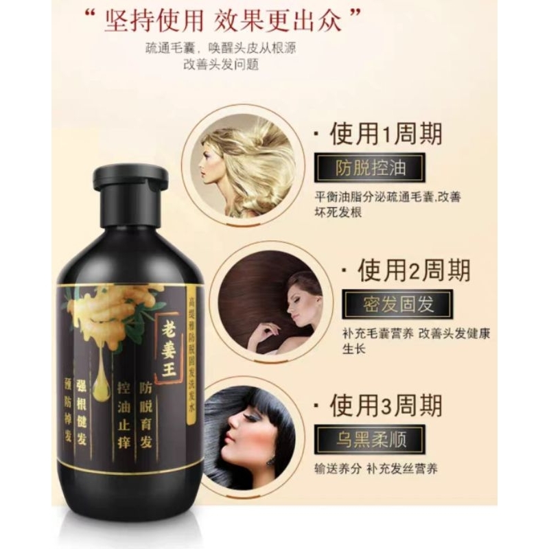 Shampo Jahe Shampo Penumbuh Rambut Cepat Anti Rambut Rontok