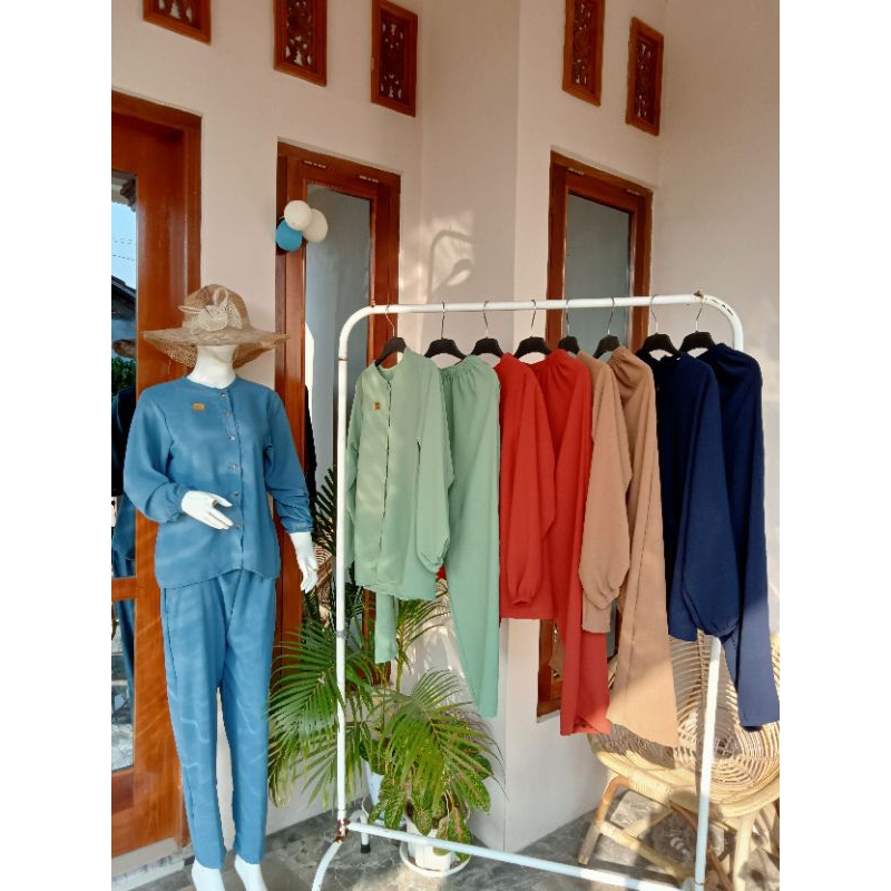 One Set Crinkle Airflow Busui Friendly Premium Murah