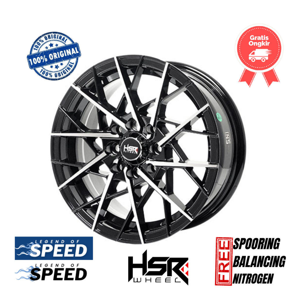 Velg HSR Ring 14 ATSUKO (Jazz,Brio,Mirage,Agya,Avanza Dll)