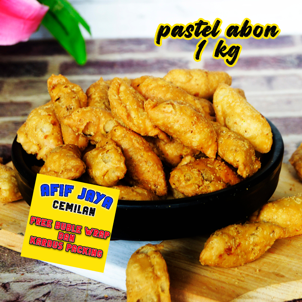 

Pastel Kering Isi Abon Premium Gurih Kiloan 1 Kg Afif Jaya Cemilan,Renyah Dan Gurih