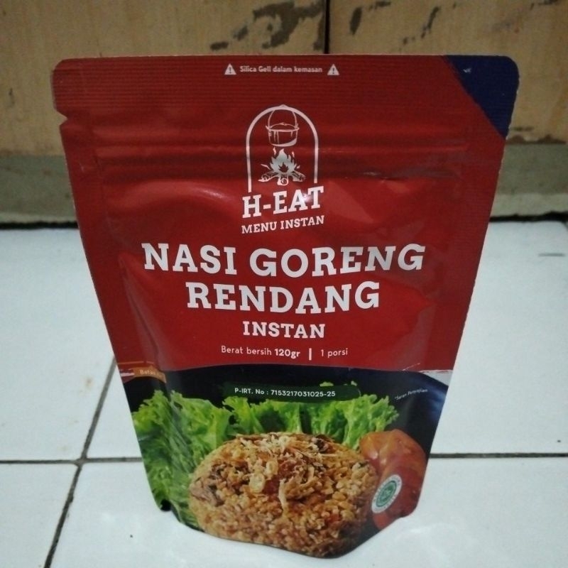 

Nasi Goreng instan H-Eat