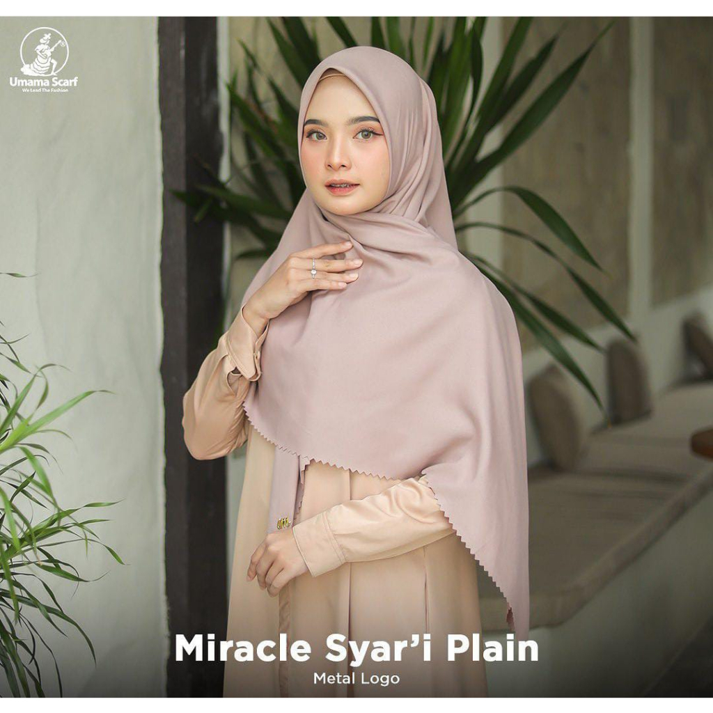 Kerudung Segiempat Voal Miracle Syar'i Original Umama Hijab Segiempat Jumbo Polos Nayla Hija'b