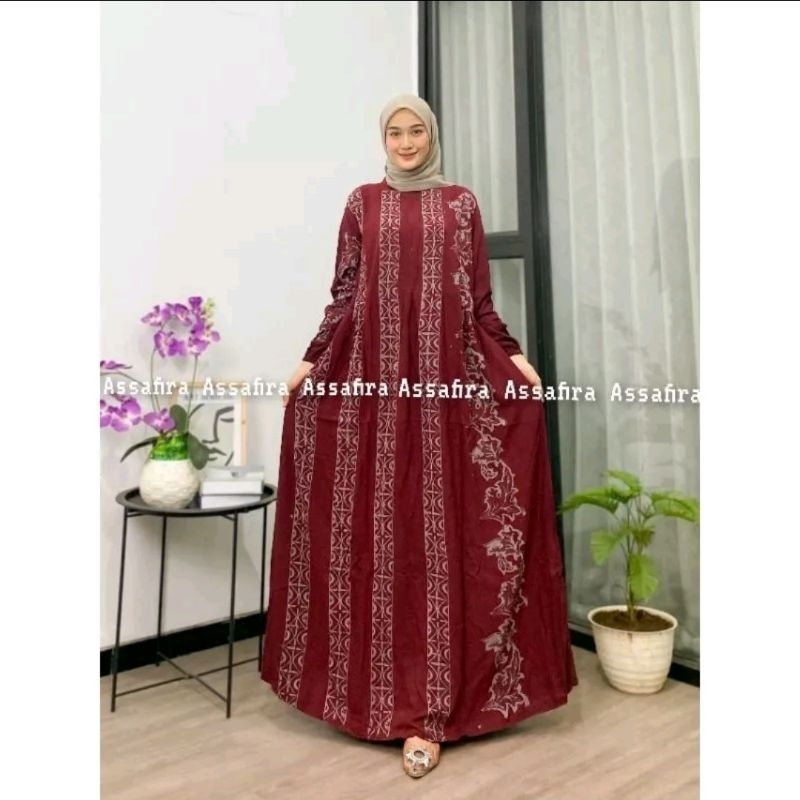 { S M L XL XXL } Terbaru Gamis twill rayon ori Dress Muslim twil gamis rayon premium candi mekar