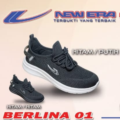 gos NEW ERA LOTUS PUTIH SEPATU SNEAKERS WANITA INJECTION New Era Sepatu Wanita Olahraga Kets tali Sepatu Cewek Sekolah Casual