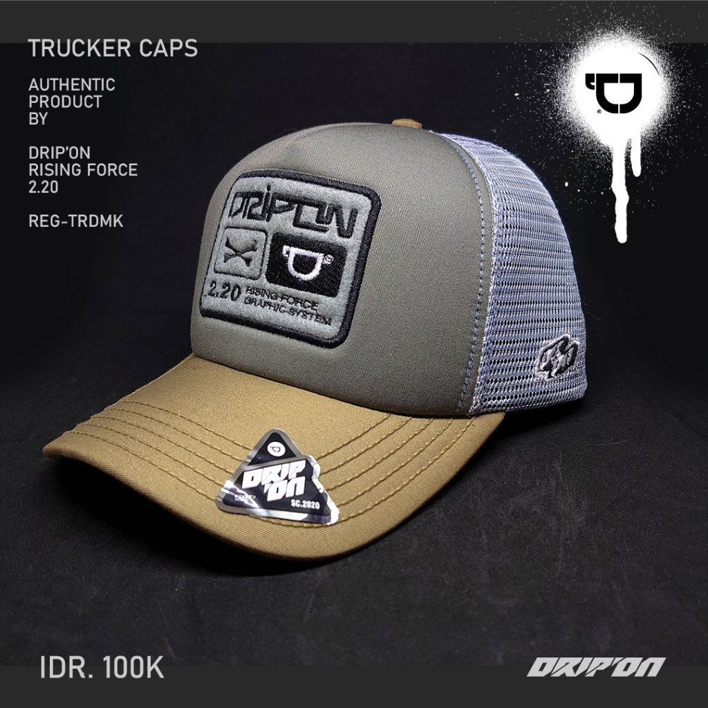 DRIPON Topi Jaring Pria Proshop Trucker Distro Skaters Original Dloozy Official DO57