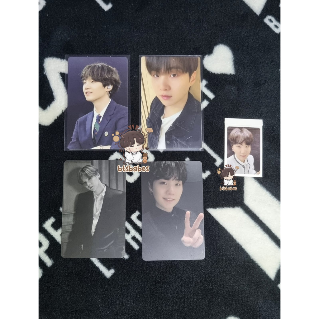 pc suga sw soundwave luckydraw ld be ess /pc fm 4 fanmeeting 4th yoongi suga bts / pc mono suga / pc