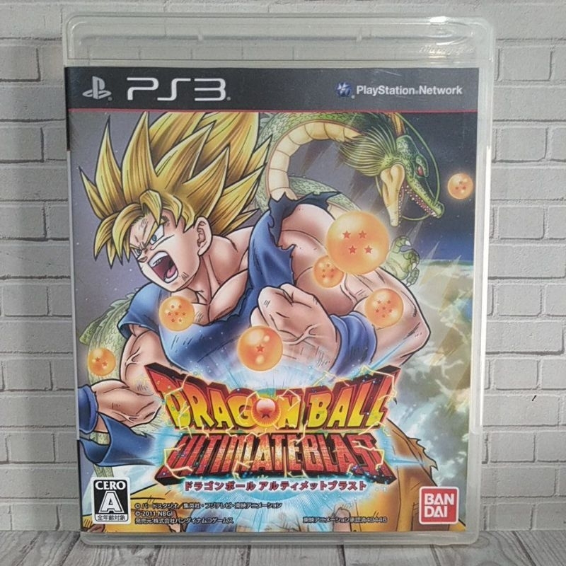 BD CD KASET ORIGINAL PS3 Dragon Ball Ultimate Blast Jpn Bahasa Jepang Lengkap manual book
