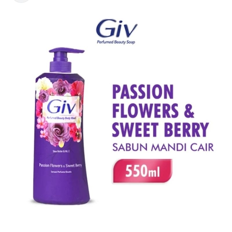 GIV Body Wash 825ml 550ml