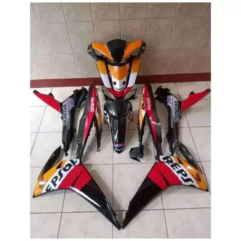 cover body halus Honda Blade new 110 Repsol tahun 2012
