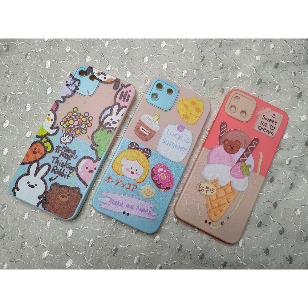 SOFT CASE ONE FINE SUMMER KARAKTER CEWEK OPPO A1K OPPO A16 OPPO A3S OPPO F5