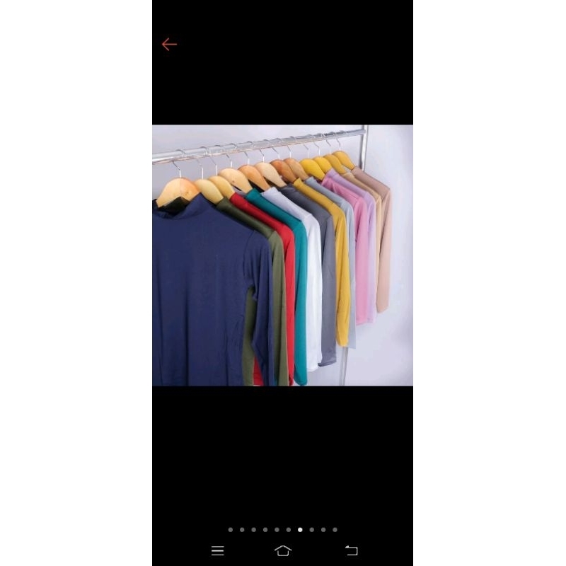BAJU DALAMAN MANSET SPANDEK JERSEY ILLORI SURABAYA KEBAYA LENGAN PANJANG MURAH