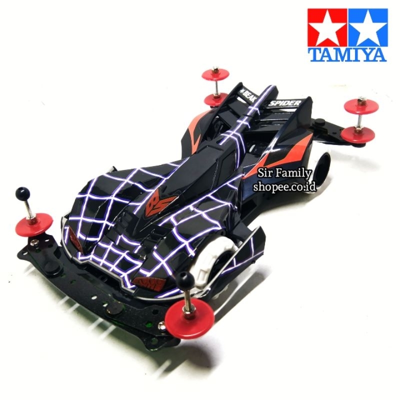 Rep Tamiya Mini 4WD Beak Spider STO_Mainan Mobil Tamia Anak_Siap Balap