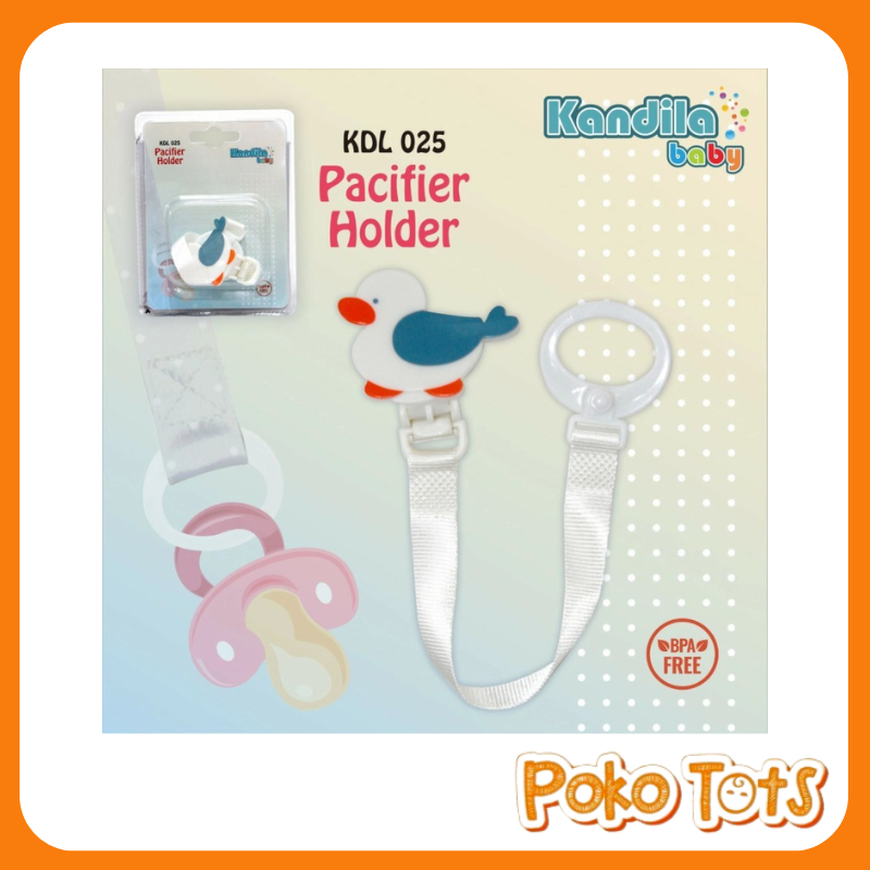 Kandila Baby Pacifier Holder KDL025 Pengait Empeng Bayi Gantungan Empeng Kandila WHS