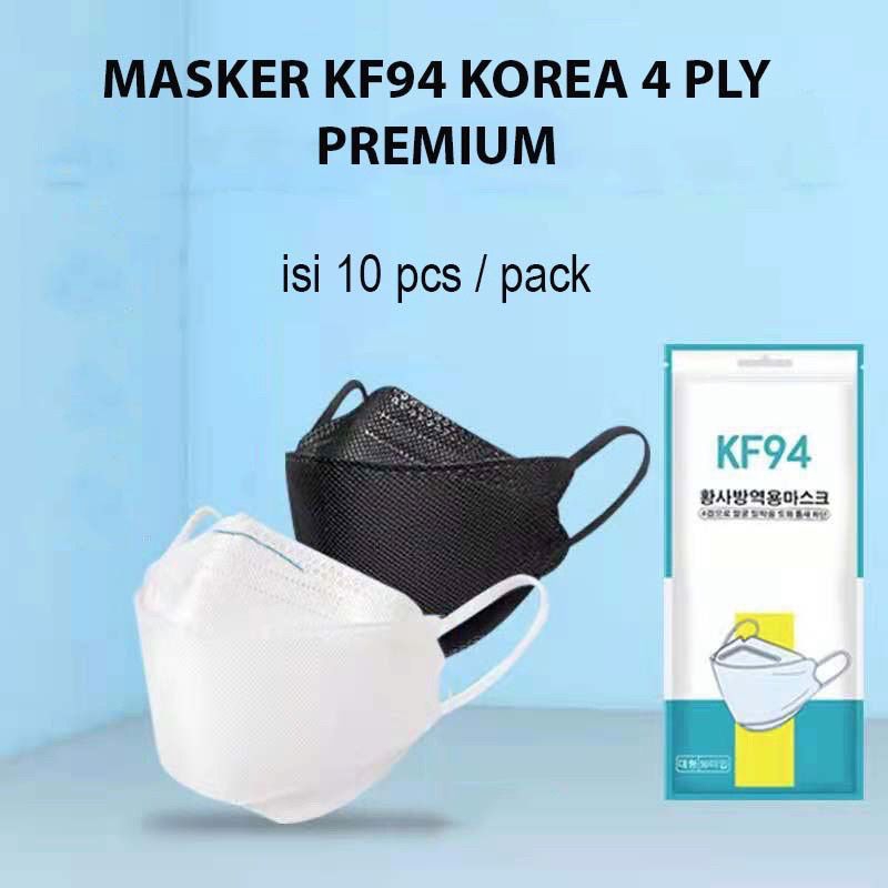 MASKER KOREA KF94 MURAH 3 PLY ISI 10 PCS