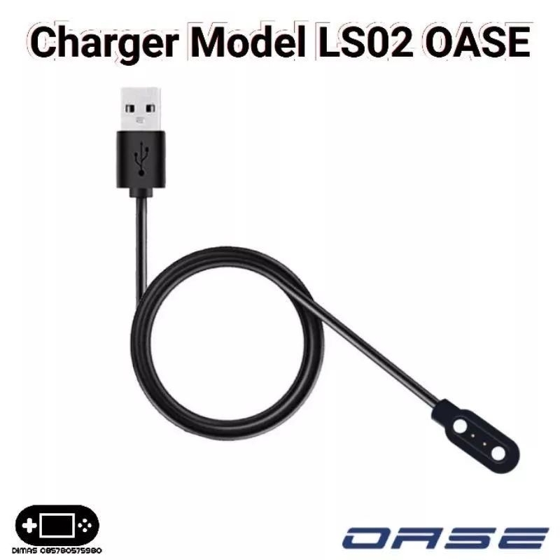 Charger Model LS02 OASE Charging VF1 Smartwatch VF 1 Kabel USB