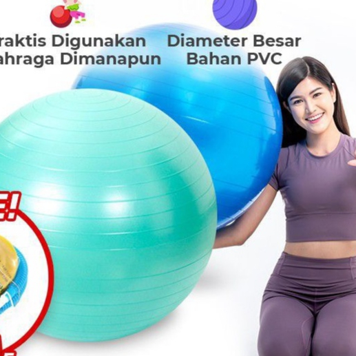 [MURAH] Bola Yoga/Yoga Ball UKURAN BESAR/Bola Yoga/ Ball Gymball BESAR/ Bola Senam Alat Olahraga Otot Pilates Keseimbangan Stabilitas Bola Gym Kebugaran /bola gym / bola yoga wanita [PADMA] PADMA