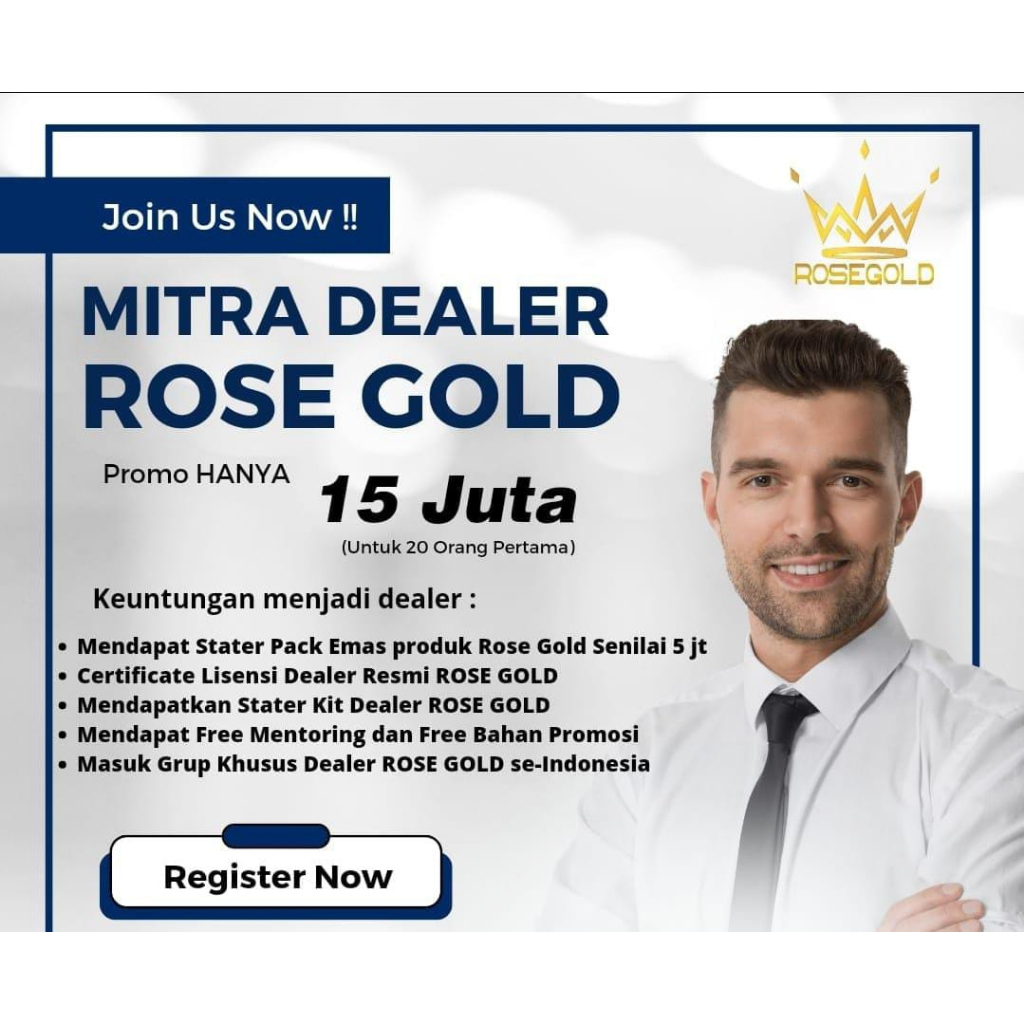 DEALER ROSE GOLD Peluang Bermitra Emas Mini