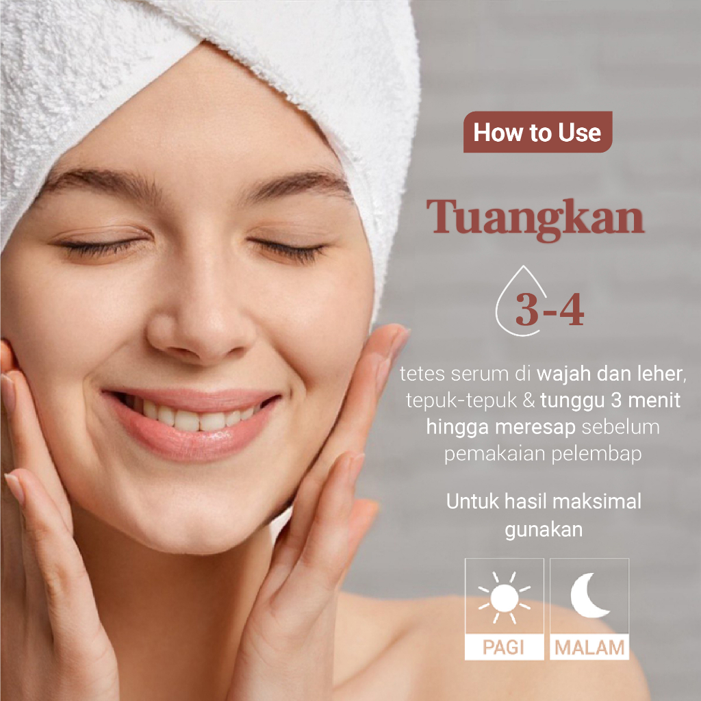 LUME Brightening Serum Concentrate Anti Oxidant dan Anti Aging Cegah Penuaan dan Melembabkan Kulit