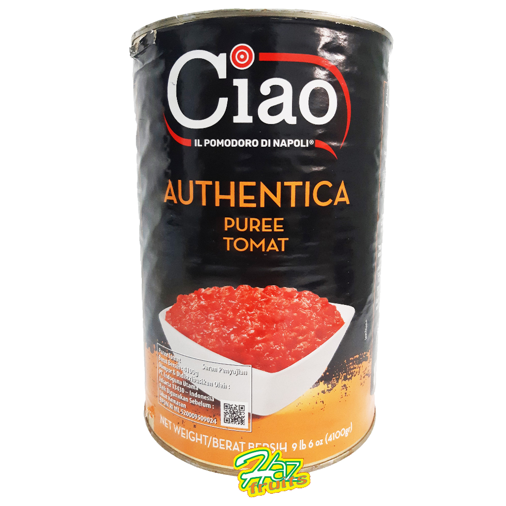 

SAUS TOMAT CIAO PIZZA SAUCE TOMATO 4100 Gr Original Import ITALY