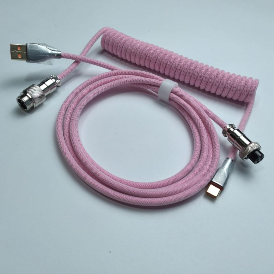 Coiled Cable Aviator Type C to USB / Mechanical Keyboard Coiled Cable