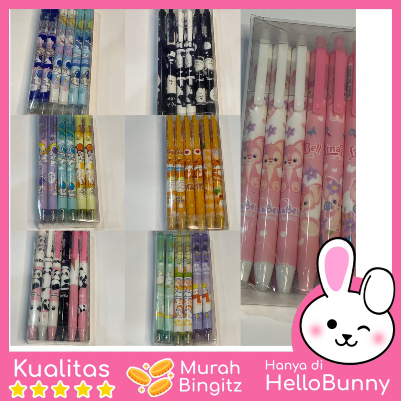 

Pena Cetek Tersegel / Pen / Pen Tiger Macan Panda Sanrio Duck Bear / Alat tulis anak sekolah Karakter lucu / Alat Menulis / Pulpen Karakter