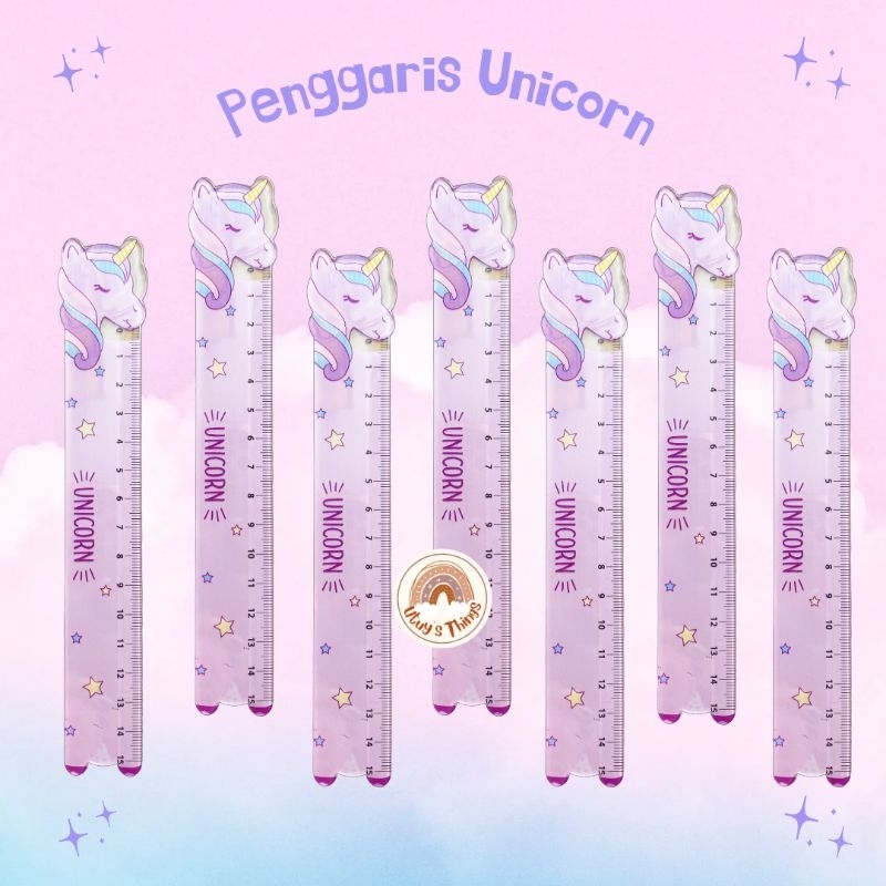 

Penggaris Unicorn 15CM Bahan tebal lucu murah PROMO!!!