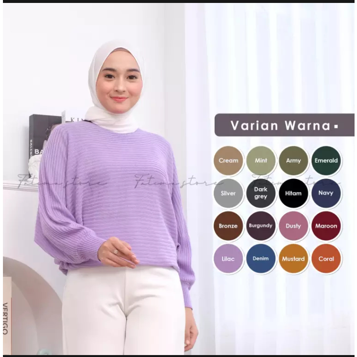 Cardigan Batwing lasperal Blouse/Batwing Blouse Lasperal #surabaya