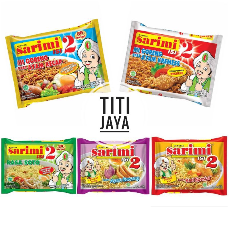 

SARIMI ISI 2 GORENG AYAM KECAP KREMES SOTO AYAM BAWANG KARI SPESIAL REBUS MIE INSTAN