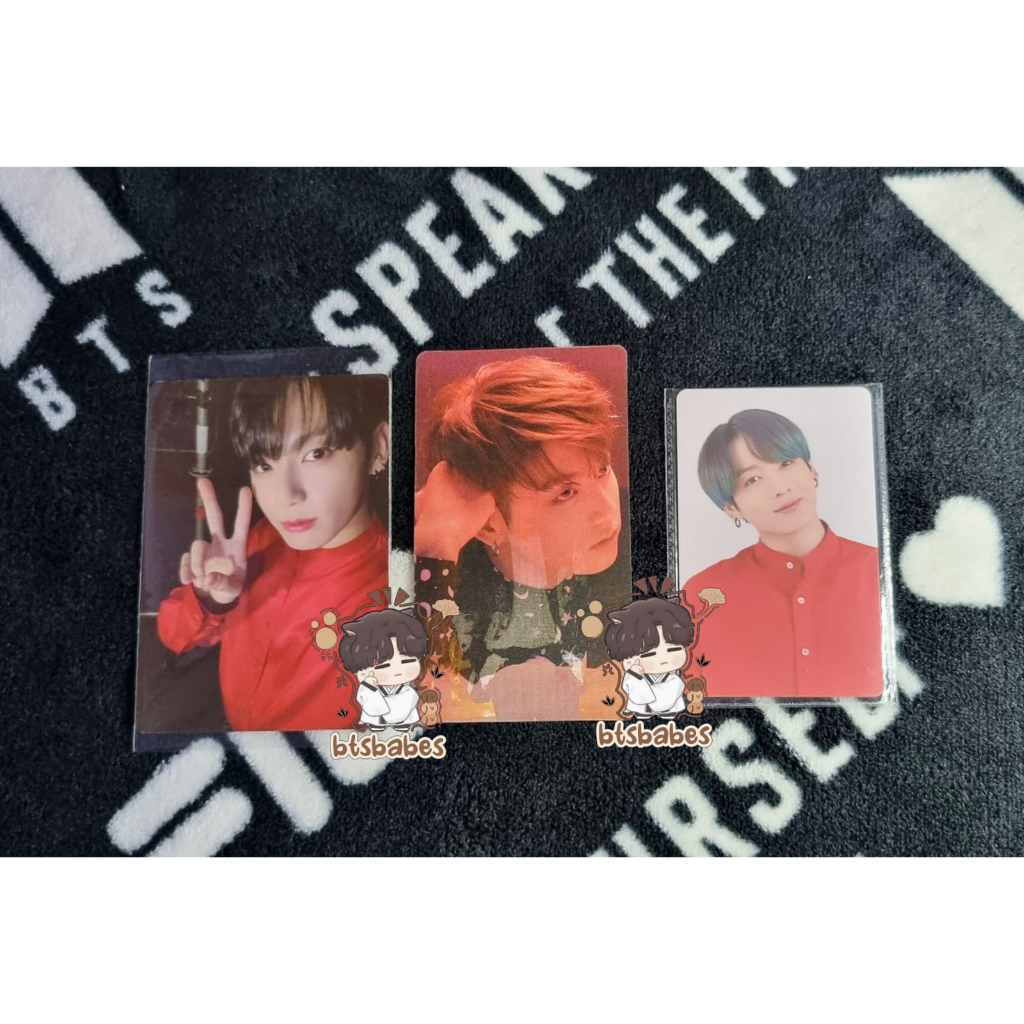 pc lenticular wcb wings concept book jk jungkook / card ticket jk jungkook / pc backpack jk jungkook