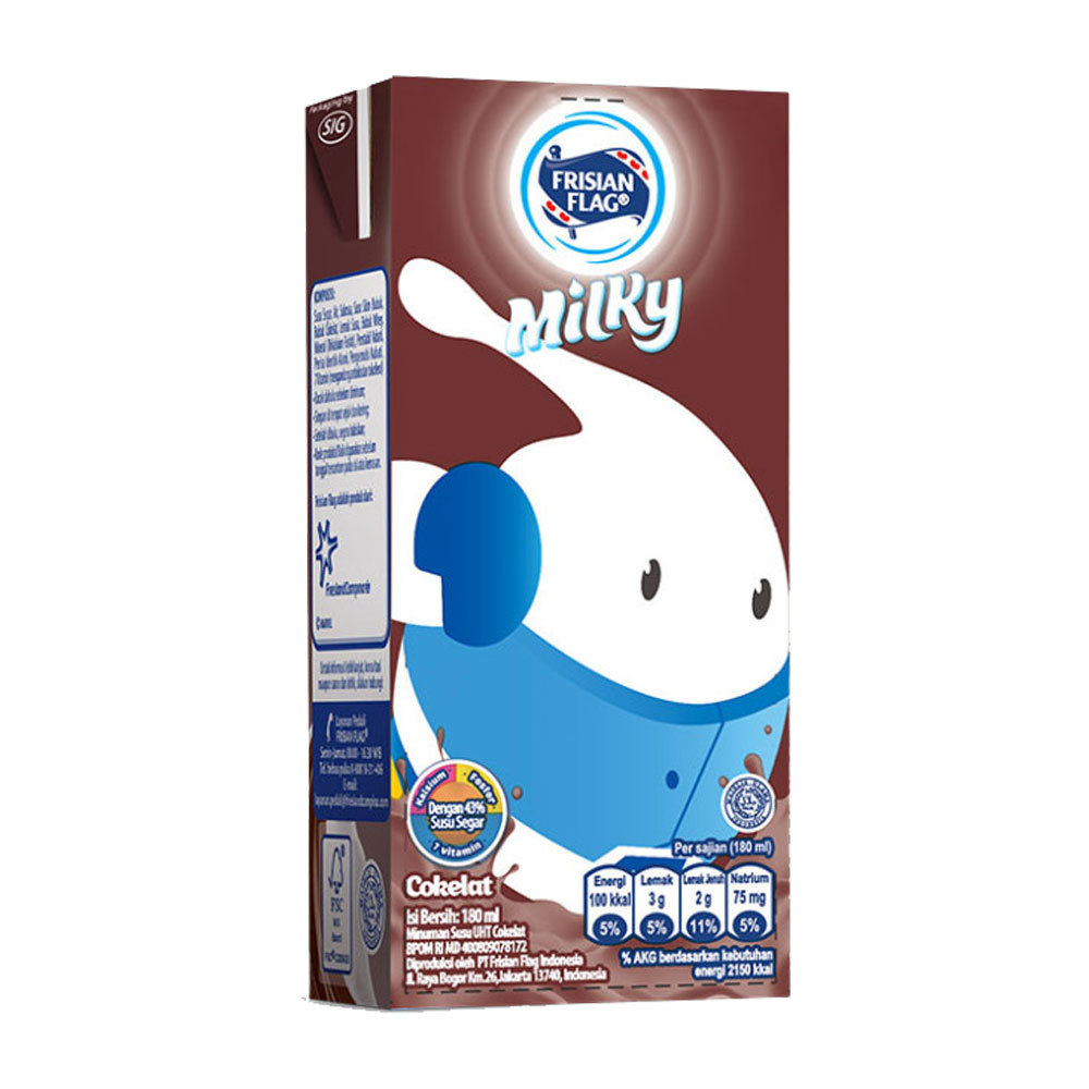 

FRISIAN FLAG MILKY COKLAT 180 ML AYES TOSERBA