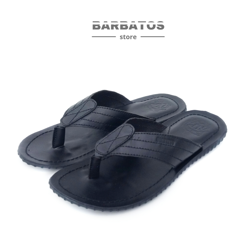 Sigma x Barbatos Sandal Jepit Kulit | Sandal Casual Kulit | Sandal Pria | Sandal Jepit Barbatos
