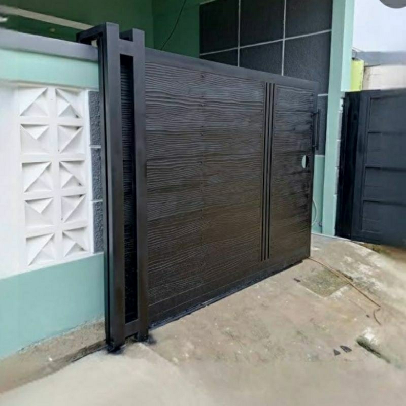 Pagar besi / pagar besi minimalis