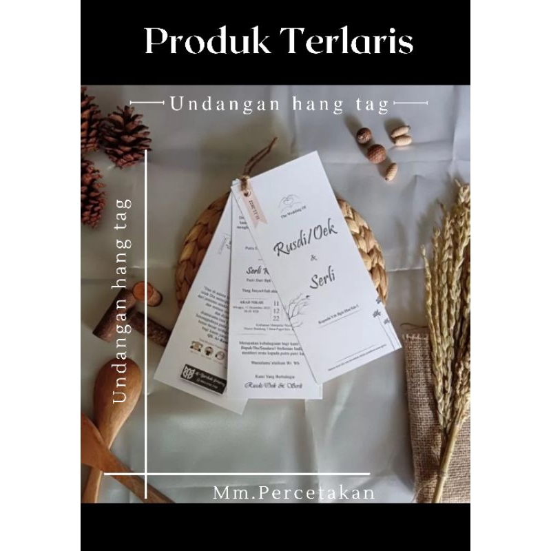 Termurah undangan pernikahan murah undangan pernikahan hang tag undangan pernikahan rustic undangan 