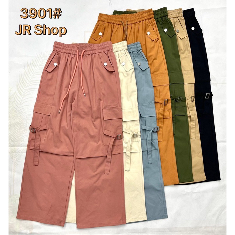 READYSTOCK JR3901 CARGO PANTS / READY CELANA CARGO WANITA BANGKOK