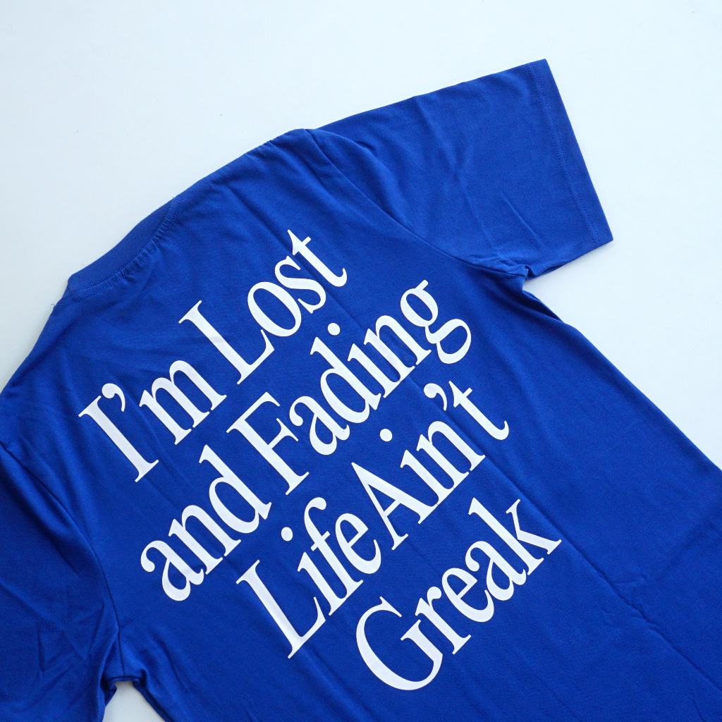 T-SHIRT | LOST | ROYAL BLUE | YIKESALLDAY