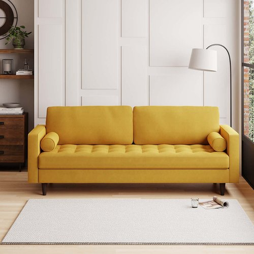 Sofa retro 3 seater scandinavian