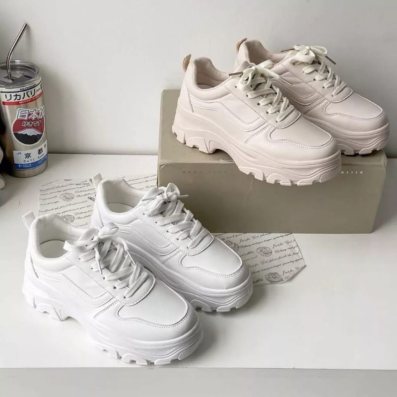 SEPATU SNEAKERS WANITA KOREA TAEYONG TERLARIS FNPS01