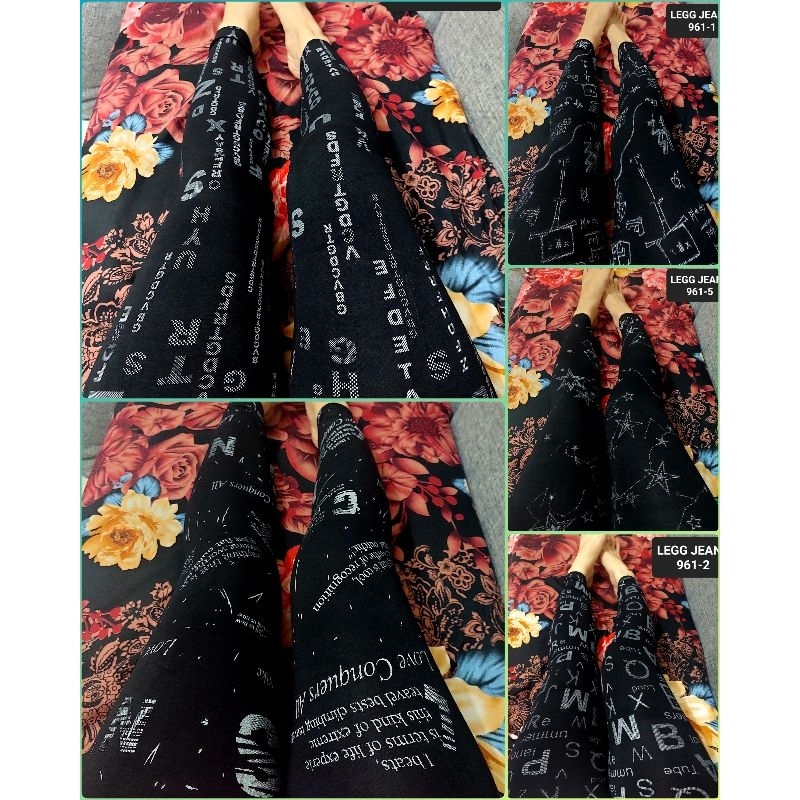 NEW LEGGING IMPORT MOTIF FULL PRINT TERBARU/LEGGING IMPORT MURAH