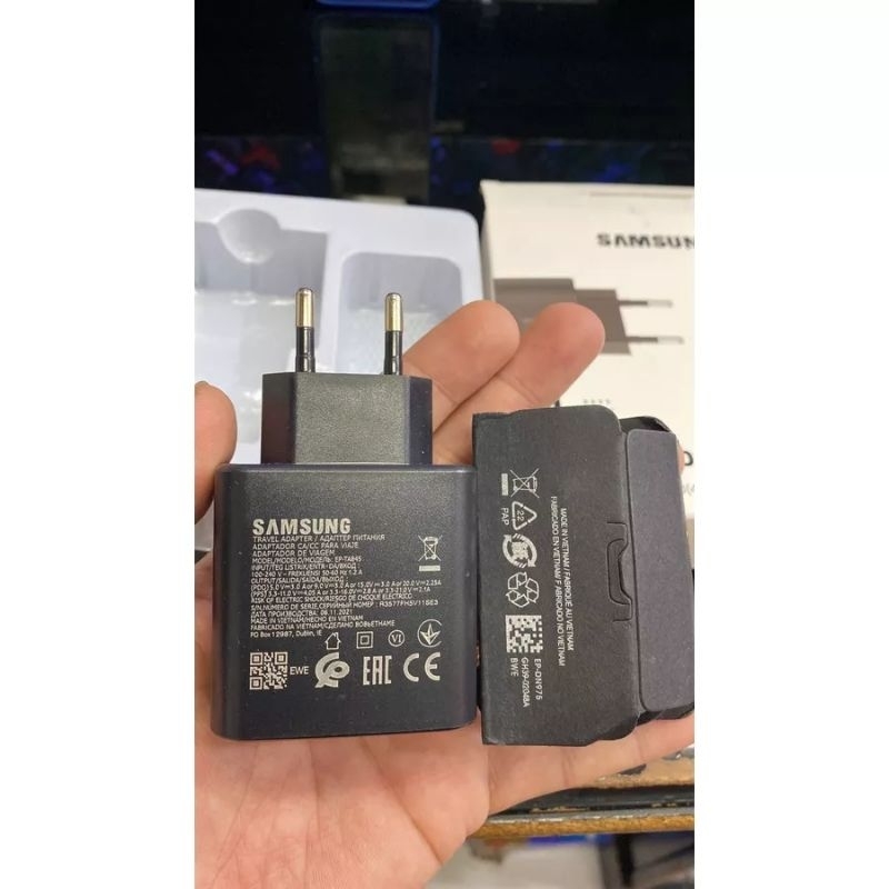 Charger Samsung S20 / S21 Super Fast Charging | 45W | C to C | Original 100%