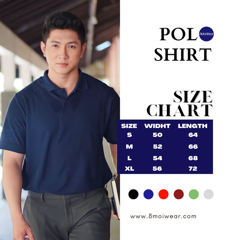 Kaos Polos Polo Shirt Premium - Kaos Polo Shirt 8Moi.Wear