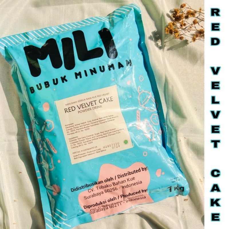 

BUBUK MILI REDVELVET CAKE KEMASAN 1 KG / POWDER MILI