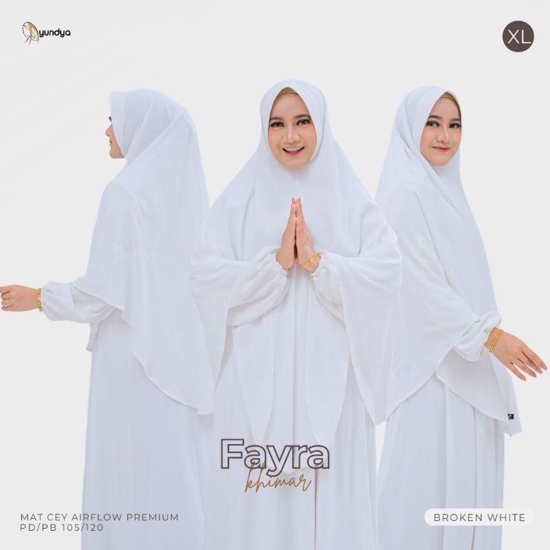 Jilbab Non Pad - Fariuz Khimar Tali Bahan Crinkle Premium Size Jumbo M L XL