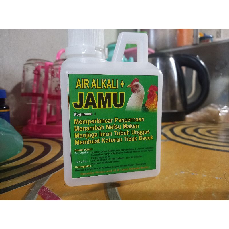 

Air Alkali plus jamu